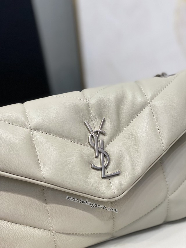 YSL专柜款女包 聖羅蘭經典款絎縫小羊皮迷你號郵差包 YSL肩背斜挎包 602333  jjh1127